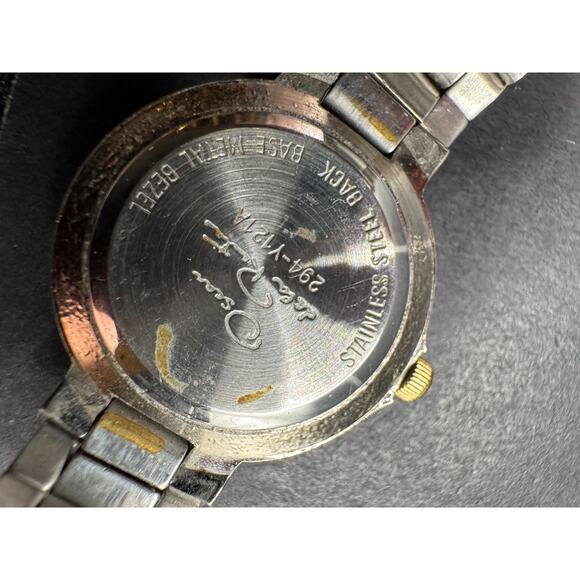 Vintage Oscar de la Renta Studio Two-Tone Watch Houndstooth Dial 294-Y121A 25mm main image 9